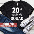 20th Birthday Shirt 20th Birthday Tee Birthday T Shirt For 20 Years Old 20th Birthday Gift Birthday Tee Twenty Years Old Birthday Tees Graphic Tee – Easygoing Wear · Top Pick For Any Outfit