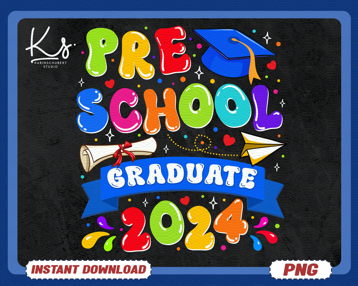 2024 Preschool Graduate Png Preschool 2024 Png Preschool Graduation Png Boys Graduation Gift Graduate Shirt Png Last Day Of School Png Graphic Tee – Soft Feel · Trending Graphic Apparel