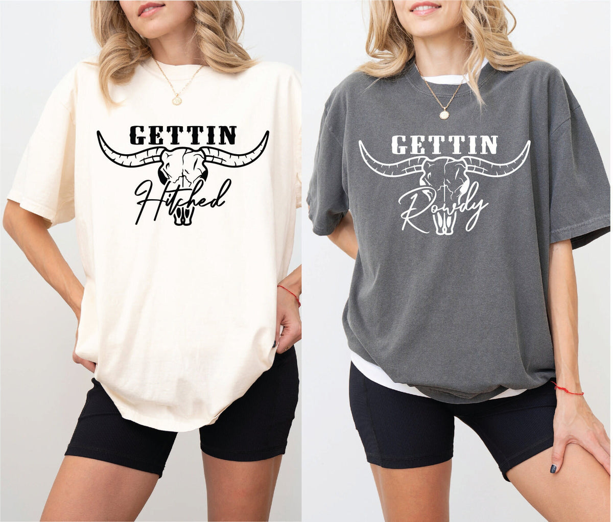 Getting Hitched Rowdy Shirt Western Bachelorette Party Shirts Country Bridal Party T Shirt Austin Bride Bridesmaid Gifts Graphic Tee – Premium Graphic · Must-Have Style
