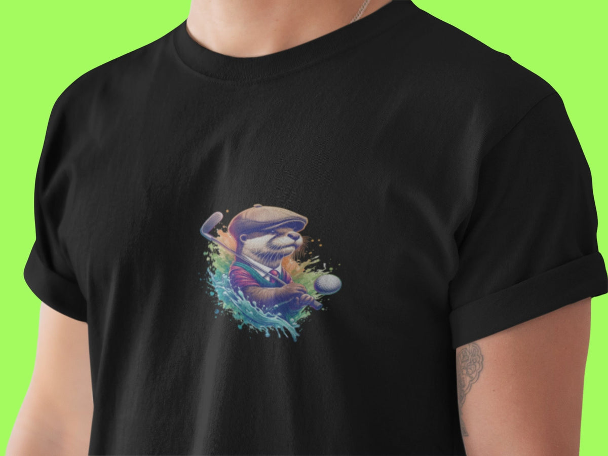 Golf Shirt Otter T Shirt Otter Golfing T Shirt Sports Fan Shirt Golf Fanatic Shirt Cute Animal Tee Graphic Tee – Aesthetic Look · High-Quality Print