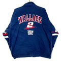 Vintage Rusty Wallace Penske Racing Chase Jacket XL Full Zip Bomber Blue Nascar Graphic Tee – Warm & Stylish · Trending Graphic Apparel