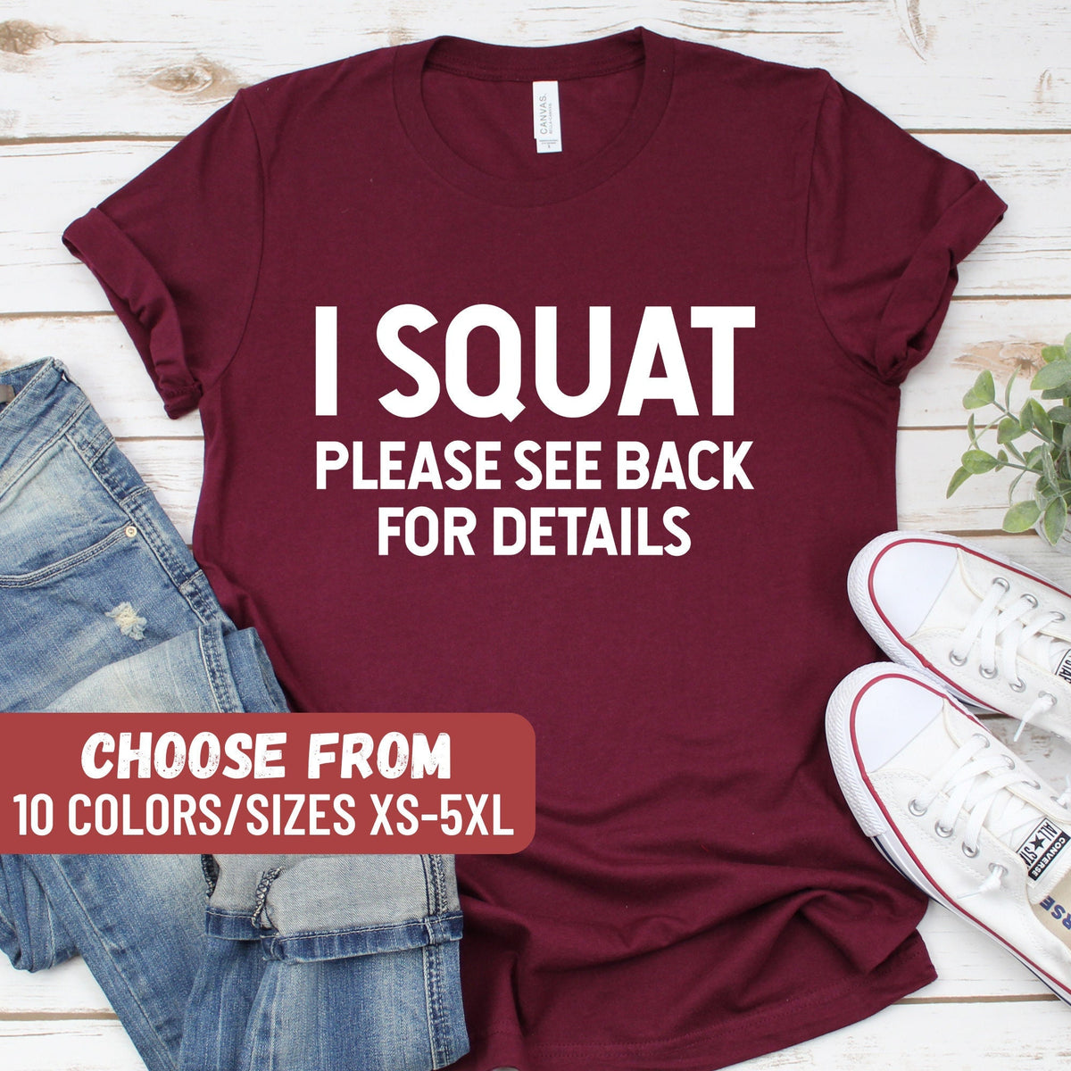 Funny Workout Shirt Cute Gym Shirt Workout Outfit Gym Shirts Fitness Shirt Squat Sweatshirt Exercise Shirt Workout Gift Fitness Gift Sweatshirt – Soft Feel · High-Quality Print