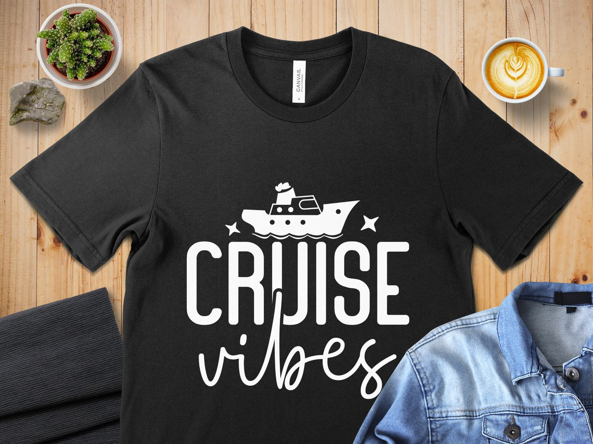 Cruise Vibes T Shirt Nautical Graphic Tee Boat Lover Shirt Summer Cruise Tee Fun Vacation T Shirt Ocean Adventure Top Graphic Tee – Everyday Comfort · Must-Have Style