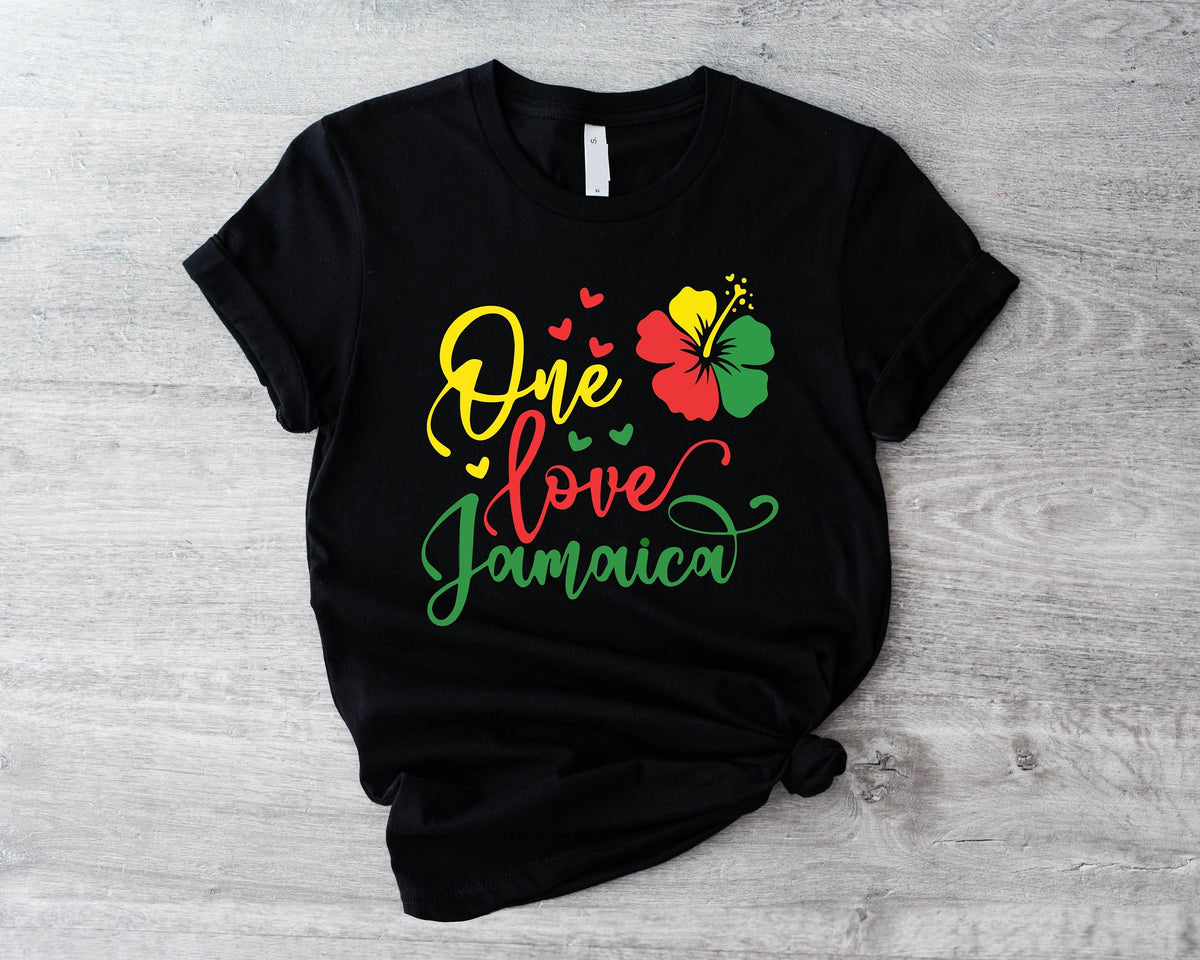 One Love Jamaica Shirt Jamaican Vacation Gift Jamaica Independence One Love Shirt Love Jamaica African American Proud Black History Month Graphic Tee – Easygoing Wear · Great Gift For Fans