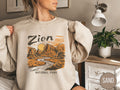 Vintage Zion National Park Sweatshirt Utah Sweatshirt Zion National Park gifts Zion National Park Shirt Hiking souvenir Camping Sweater Sweatshirt – Warm & Stylish · Must-Have Style