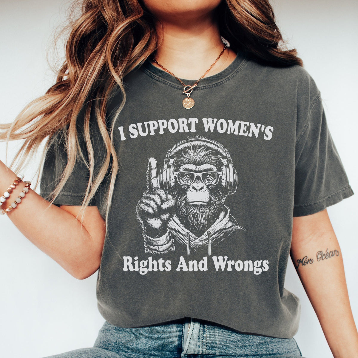 I Support Womens Rights and Wrongs Tshirt Funny Womens Rights Shirt Equal Rights Shirt Fundamental Rights Shirt Graphic Tee – Easygoing Wear · High-Quality Print