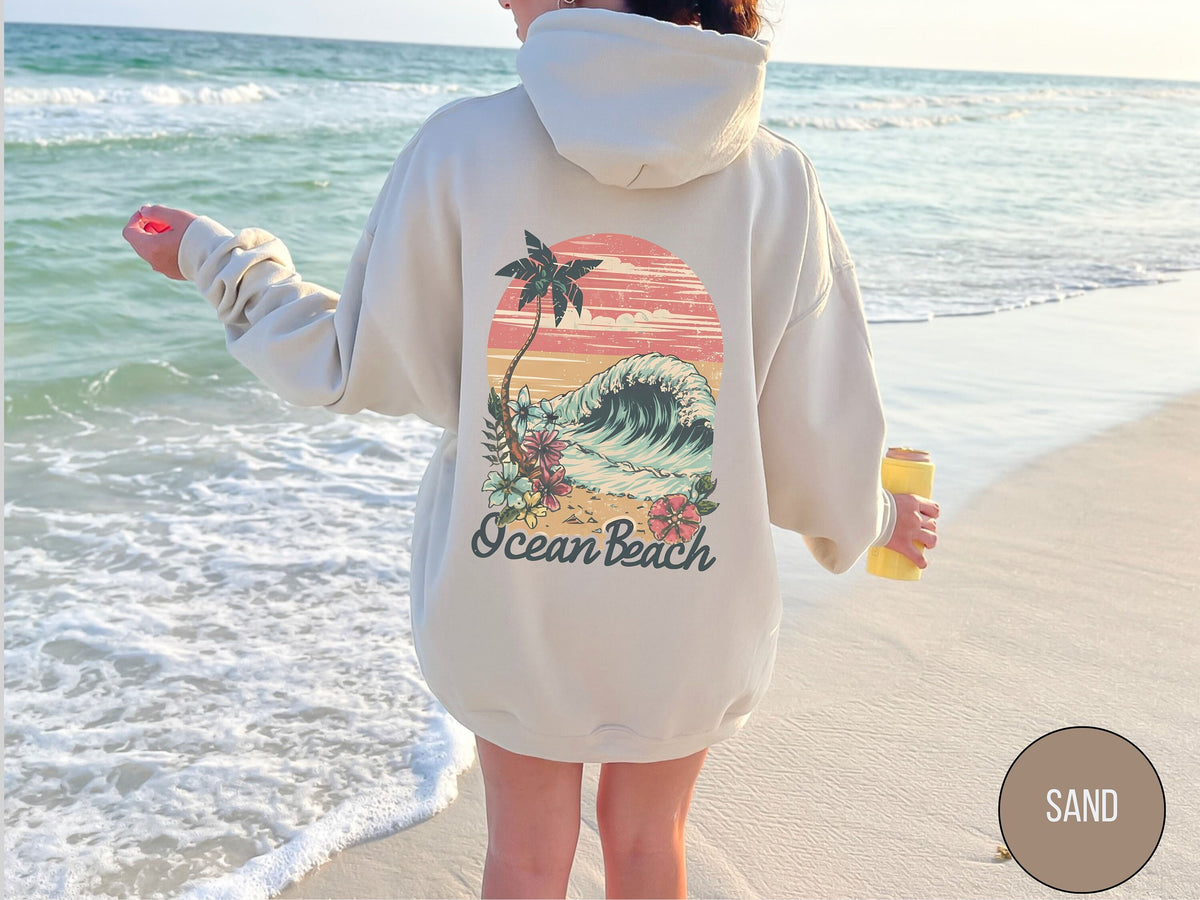 Vintage Surf hoodie Ocean Beach hoodie Ocean Beach hoodie trendy sweatshirt Siesta Beach hoodie Sarasota Hoodie Vintage Florida Sweater Hoodie – Cozy Vibes · Perfect For Daily Wear