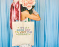 Cute Library Tote Bag Book Lover or Romance Reader It39s a Good Day to Visit the Library Colorful School Librarian Author Gift 90s Vibe Tote Bag – Everyday Comfort · High-Quality Print