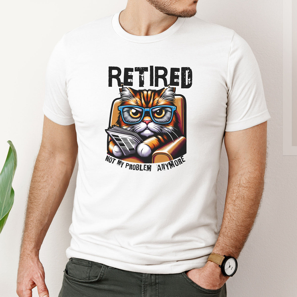 Retired Shirt Not My Problem Anymore Funny Grandpa Shirt Happy Retirement Tee Retirement Gifts For Men Retirement Gifts For women Graphic Tee – Bold Style · Great Gift For Fans
