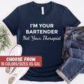 Funny Bartending TShirt Bartender Shirt Bartender Gift Barista Shirt Barmen Tee Cute Bartender T Shirt Bartending Gift Alcohol Shirt Graphic Tee – Cozy Vibes · High-Quality Print