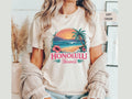 Honolulu shirt Hawaii T shirt Beach tshirt Hawaii gift for her Hibiscus shirt Beachy t shirt Summer Gifts Surf tshirt Aloha Sweatshirt Sweatshirt – Soft Feel · High-Quality Print