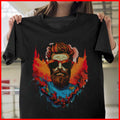 Bearded man shirt design shirt design shirt png shirt graphics tee graphics unique design HD Sublimation and Printing Design Graphic Tee – Bold Style · High-Quality Print
