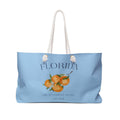Florida Weekender Travel Shopping Tote Bag Beach Gift Vacation Trip Oranges Sunshine State Oversized Bag Tote Bag – Easygoing Wear · Must-Have Style