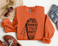 Spooky Till Death Sweatshirt Pumpkin Sweater Pumpkin Skeleton Shirt Fall Sweatshirt Halloween Party Sweatshirt Spooky Season Sweatshirt Sweatshirt – Easygoing Wear · Trending Graphic Apparel