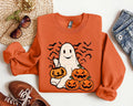Ghost Halloween Sweatshirt Womens Halloween Shirt Halloween Party Shirt Fall Sweatshirt Halloween Gift Halloween Costume Sweatshirt – Fan Favorite · Top Pick For Any Outfit