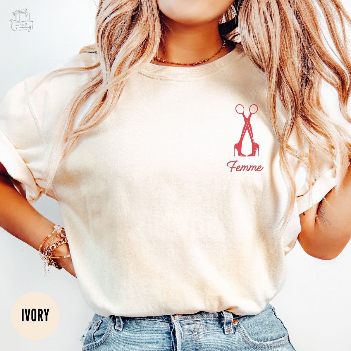 Subtle Lesbian Shirt Bi Pride Lesbian Girlfriend Gift WLW Tee Sapphic TShirt Butch Bait Top I let Femmes Top Me Pocket Design Graphic Tee – Premium Graphic · Must-Have Style