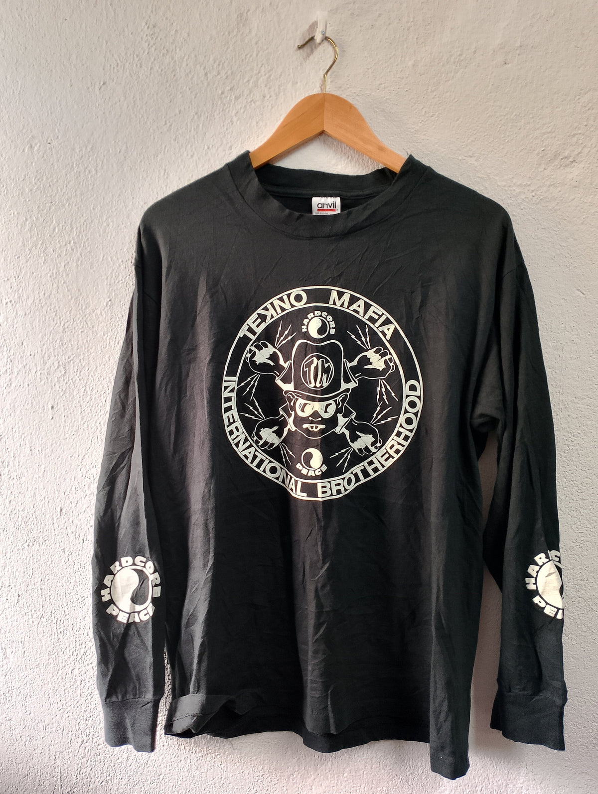 Vintage Tekno mafia Long sleeve Large Graphic Tee – Soft Feel · High-Quality Print