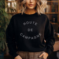 Parisian style sweater Route de Campagne comfortable sweatshirt from Paris Country road minimalist design sweatshirtStylish sweatshirt Sweatshirt – Everyday Comfort · Top Pick For Any Outfit
