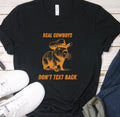 Real Cowboys Dont Text Back Cowboy Cabybara Cute Tshirt Funny Capybara Gifted Shirt Gifted Capybara Lovers Gift Anime Capybara Gifts Graphic Tee – Easygoing Wear · Trending Graphic Apparel