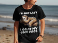 Cute Sloth Lazy Animal Theme TShirt Funny Sloth Quote Tee Relaxed Sloth Shirt Comfortable Sloth Graphic Tee Casual Animal Top Graphic Tee – Fan Favorite · Top Pick For Any Outfit