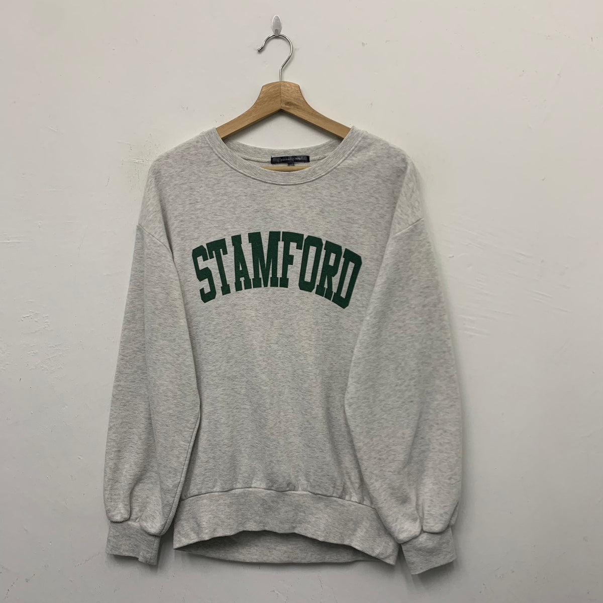 Stamford Heather Grey Pullover Crewneck Sweatshirt Medium Sweatshirt – Cozy Vibes · Trending Graphic Apparel