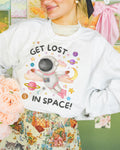 Cute Science Teacher Sweatshirt Retro 90s Aesthetic Elementary School Teacher Who Loves Outer Space Adorable Astronomy Science Major Sweatshirt – Feel-Good Design · Great Gift For Fans