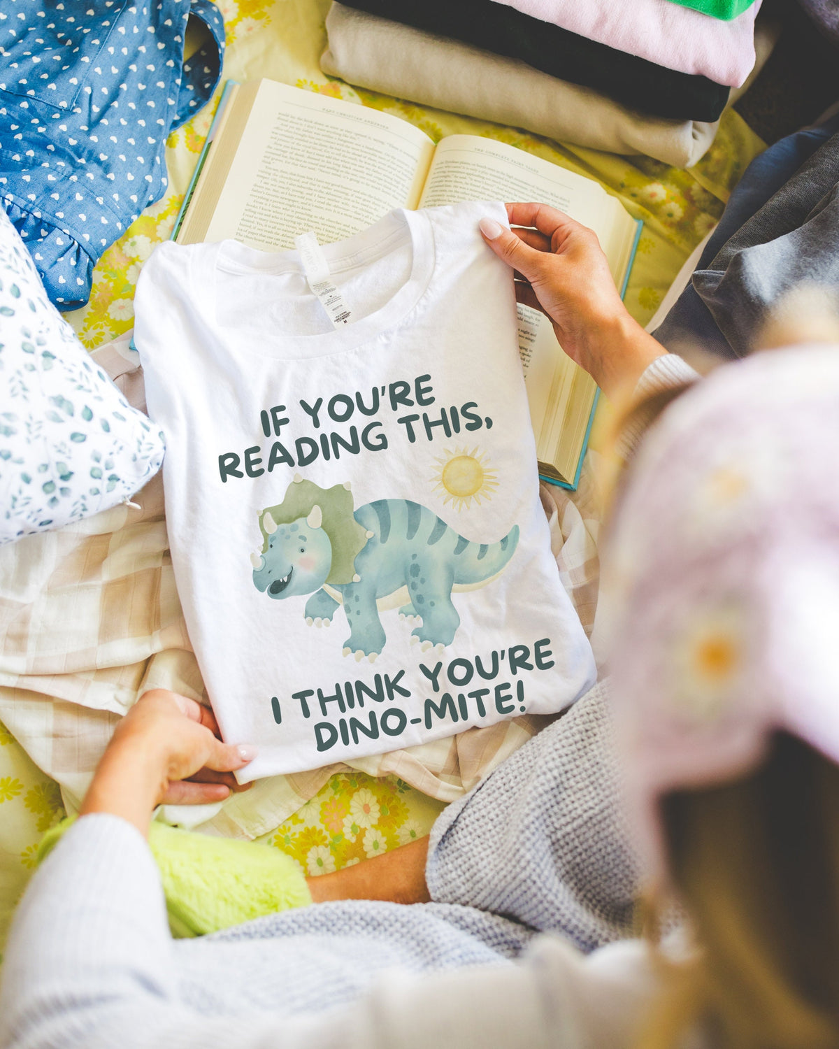 Cute Dinosaur Lover Tee Shirt First Grade Teacher or Mom Adorable 90s Aesthetic Dinosaur Gift Science Teacher Tee Colorful Triceratops Graphic Tee – Soft Feel · Perfect For Daily Wear