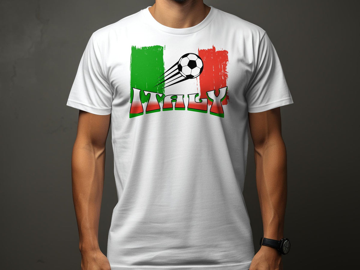Italy Football TShirt European Football Tournament Shirt Unisex Football Tee Italy Flag with Football Supporter Shirt Graphic Tee – Bold Style · Must-Have Style