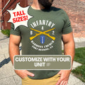 Army Shirt Harmony Church Fort Benning Personalized with Unit for Infantry Men in the US Army Order as a Hoodie T shirt or Sweatshirt Hoodie – Fan Favorite · Perfect For Daily Wear