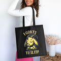 Funny Goat Lazy Design Tote Bag Lazy People Cute Tote Unique Tote Bag Gift Farm Animal Tote Humorous Design Grocery Bag Tote Bag – Easygoing Wear · High-Quality Print