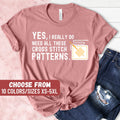 Gift For Cross Stitcher Cross Stitch Lover Gift Crafter Shirt Funny Sewer Tee Sewing Shirt Seamstress Shirt Seamstress Gift Crafting Graphic Tee – Cozy Vibes · Perfect For Daily Wear