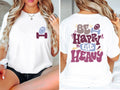 Be Happy Lift Heavy Shirt Funny Gifts For Gym Lovers Workout T Shirt Funny Weightlifting Shirt Gym Shirt Muscle Mommy Shirt Gym Gifts Graphic Tee – Soft Feel · Great Gift For Fans