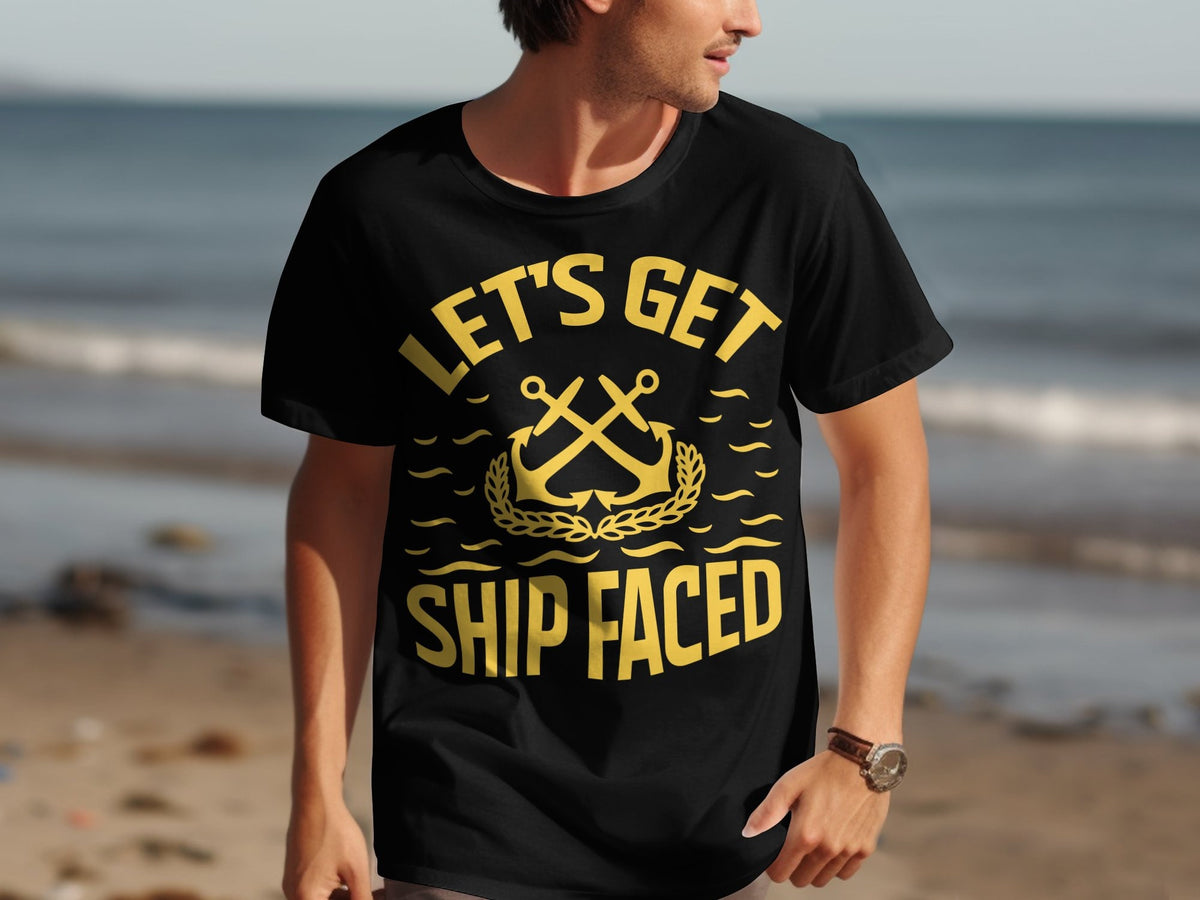 Funny Cruise Holiday TShirt Let39s Get Ship Faced Shirt Cruise Trip Shirt Boating Holiday Tee Vacation Shirt Ocean Getaway Top Graphic Tee – Bold Style · Top Pick For Any Outfit