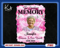 In Loving Memory Png Center T shirt Design Memorial Pinky Purple Heaven RIP Funeral Background Png Rest In Peace Forever In Our Hearts Graphic Tee – Feel-Good Design · High-Quality Print