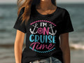 On Cruise Time TShirt Women39s Ladyfit Cruise Tee Perfect for Cruise Holiday Fun Nautical Shirt Cruise Vacation Outfit Graphic Tee – Soft Feel · High-Quality Print