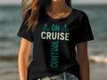 On Cruise Control Womens Ladyfit TShirt Cruise Holiday Tee Ladies Cruise Vacation Shirt Perfect Cruise Trip Outfit Graphic Tee – Aesthetic Look · Perfect For Daily Wear