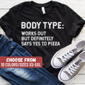 Funny Workout Shirt Gym Shirt Pizza Lover Custom Gym Shirt Exercise Shirt Gym Gift Workout Gift Cute Workout Tees Exercise Gift Graphic Tee – Feel-Good Design · Must-Have Style