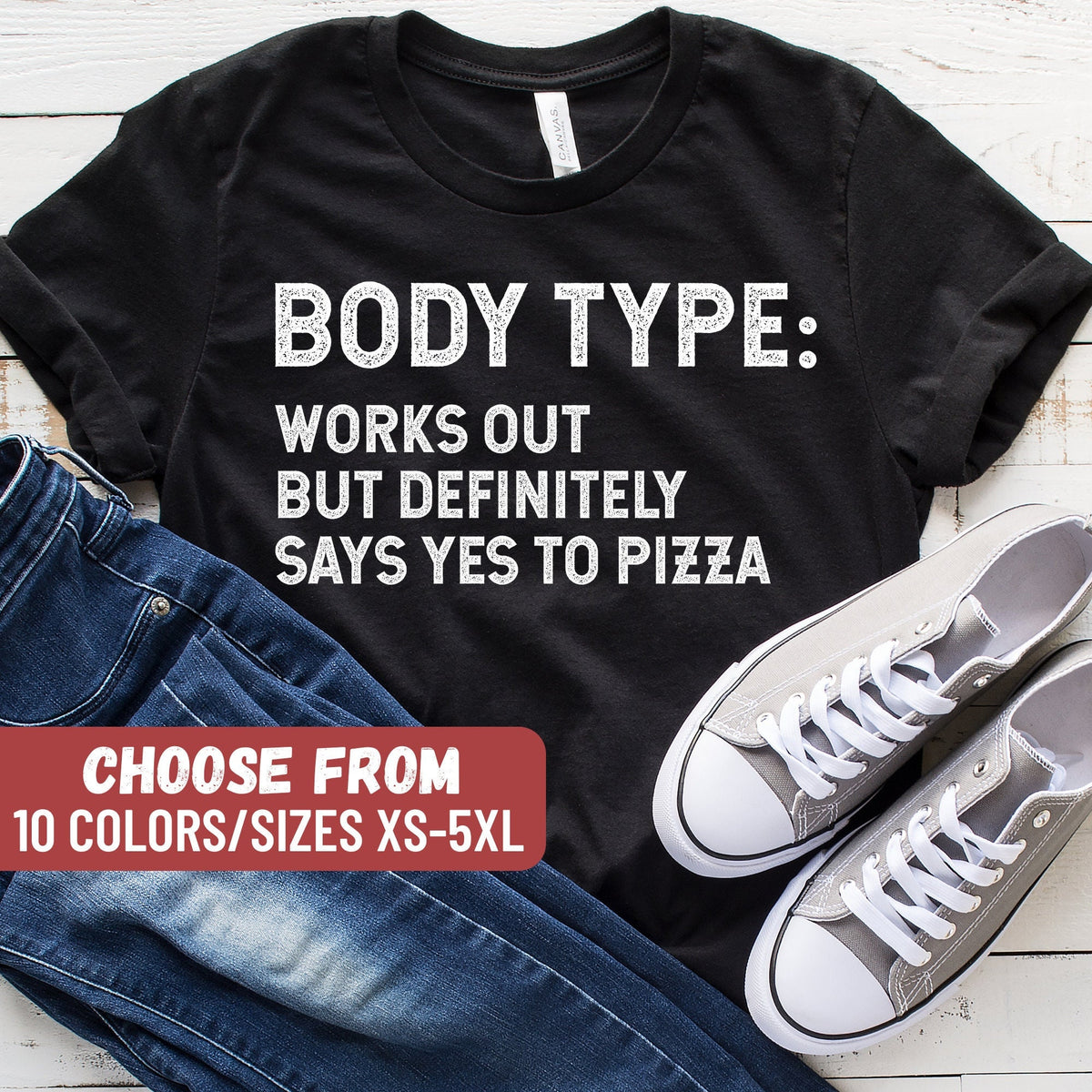 Funny Workout Shirt Gym Shirt Pizza Lover Custom Gym Shirt Exercise Shirt Gym Gift Workout Gift Cute Workout Tees Exercise Gift Graphic Tee – Feel-Good Design · Must-Have Style