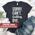 Gift For Quilter Quilting Lover Shirt Funny Mom Shirt Sewing Shirt Funny Quilt Shirt Quilt Tee Cute Grandma Shirts Quilter shirts Graphic Tee – Cozy Vibes · Great Gift For Fans
