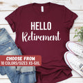 Funny Retirement Shirts Retirement Gifts For Women Teacher Retirement Party Tees Tops Retiree Shirt Retiree Gift Funny Retired Shirt Graphic Tee – Soft Feel · Must-Have Style