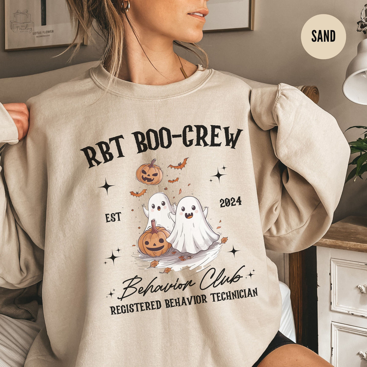 RBT Halloween Sweatshirt Cute Fall Shirt for Registered Behavior Technician Shirt Behavior Therapy Crewneck Aba Therapist Gift Behavioral Sweatshirt – Fan Favorite · Great Gift For Fans