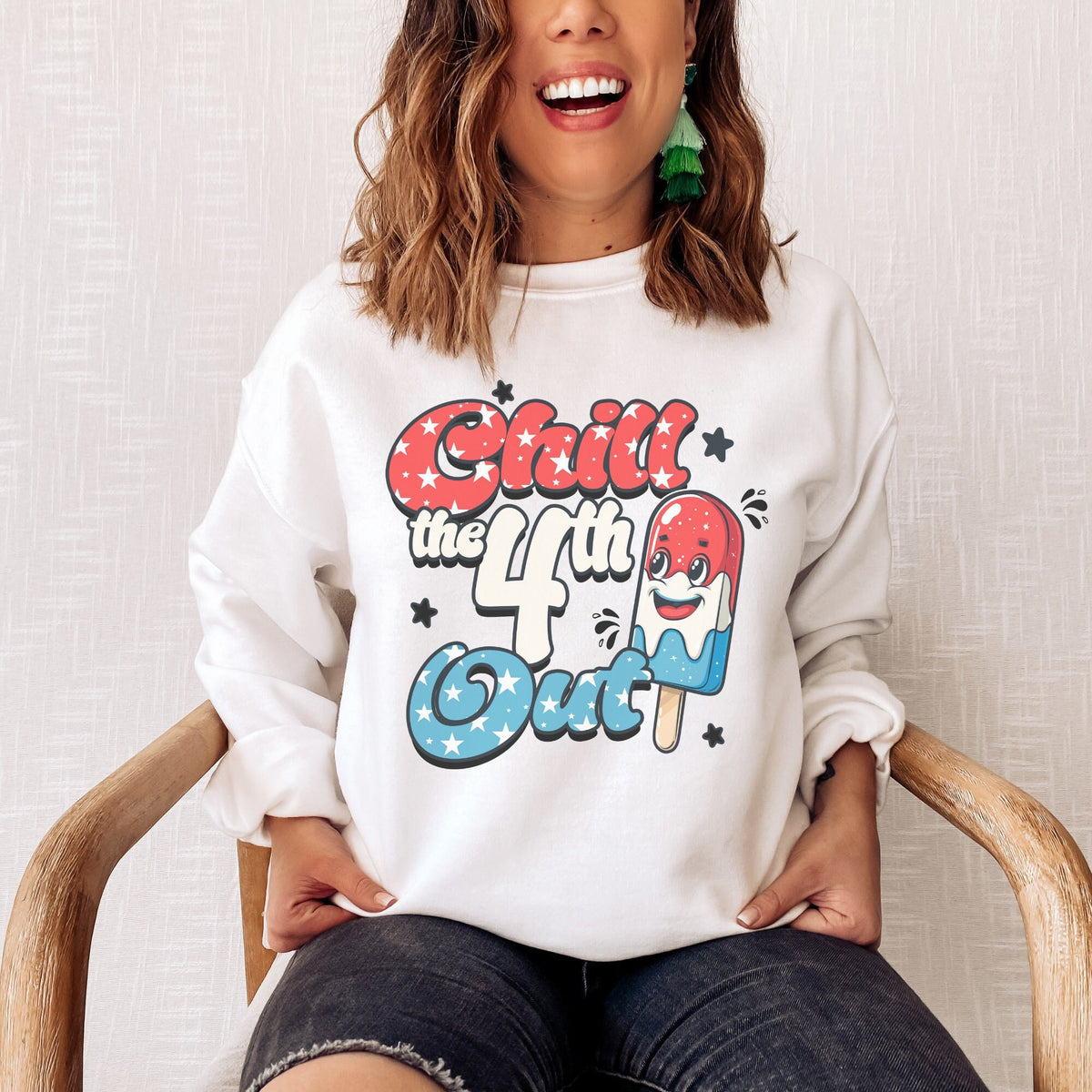Chill the Fourth Out Chill the 4th Out Sweatshirt 4th Of July 4th Of July Sweatshirt USA Fourth of July Sweatshirt Funny July 4th Sweatshirt – Premium Graphic · Top Pick For Any Outfit