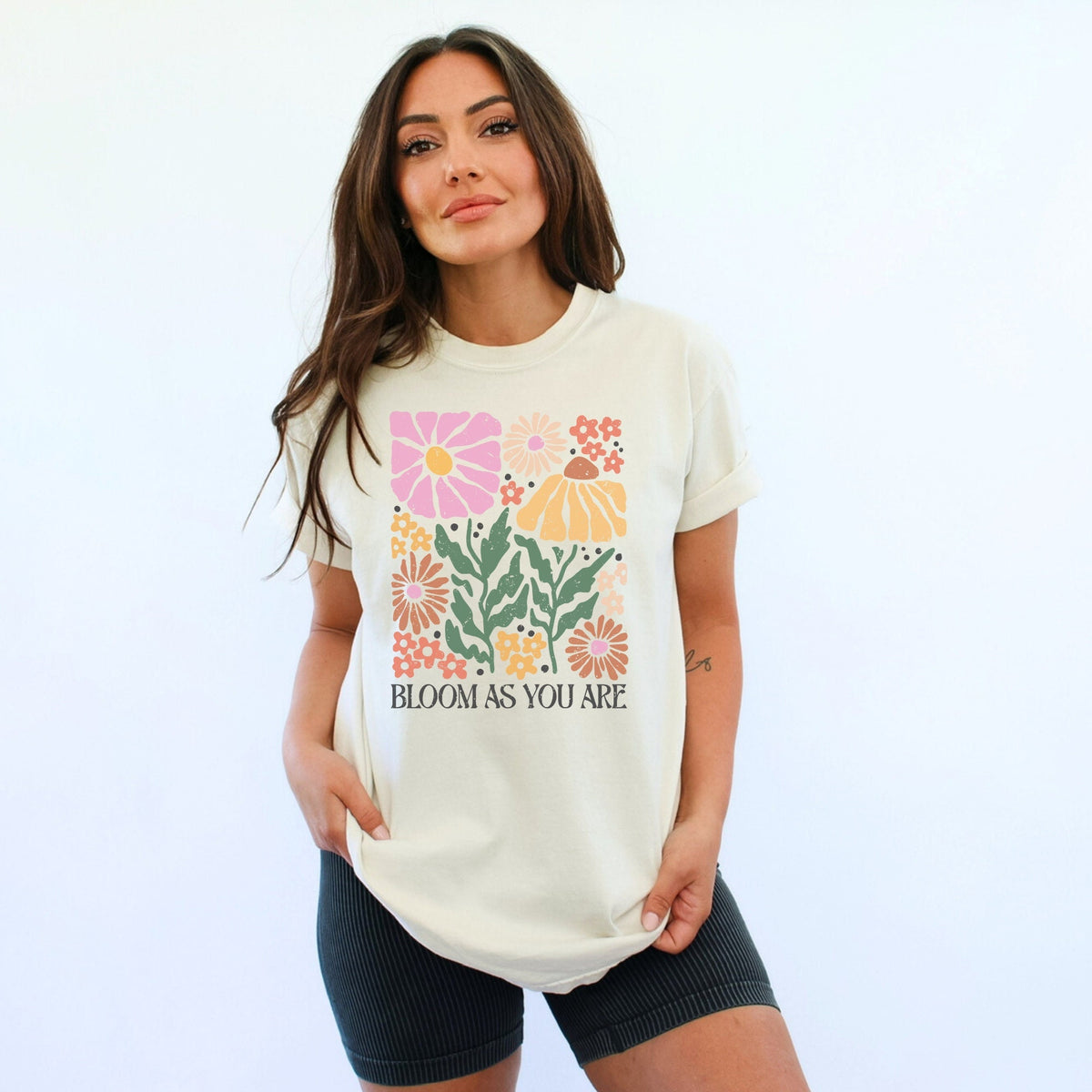 Boho Bloom As You Are Shirt Inspirational Graphic Shirt Motivational Shirt Boho Tshirt Boho Floral Tshirt Graphic Tee – Fan Favorite · Great Gift For Fans