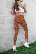 Tiger Pattern Leggings Bengal Tiger Stripe Leggings Tiger Print Pants Animal Print Stretchy Spandex Graphic Tee – Cozy Vibes · Trending Graphic Apparel