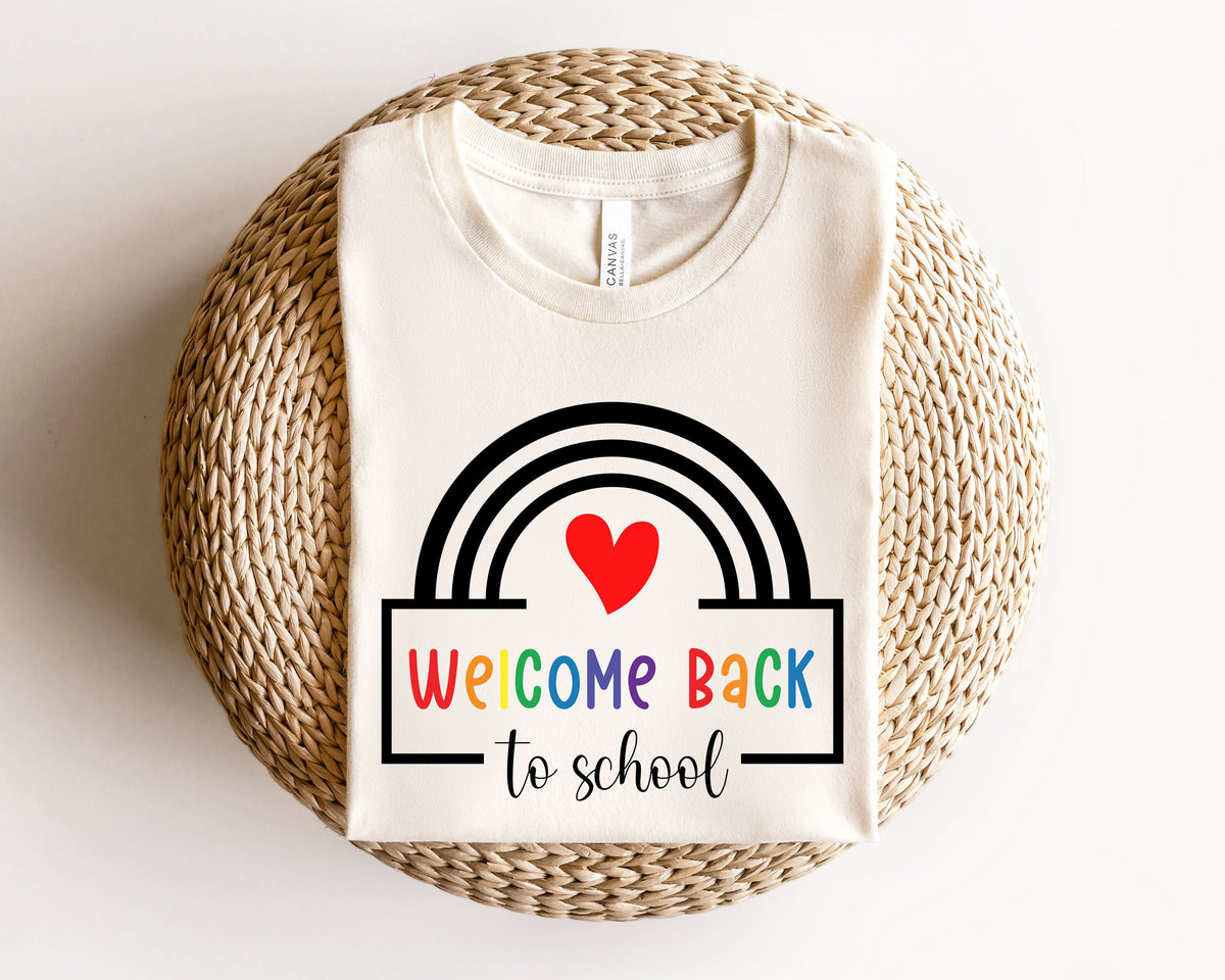 Welcome Back To School Shirt School Tshirt School Tee Back To School Shirt Back To School Gift Gift For Teacher Gift For Student Graphic Tee – Warm & Stylish · Top Pick For Any Outfit