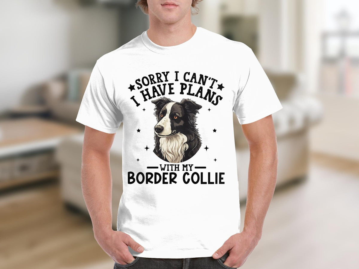 Dog T Shirt Sorry I Can39t I Have Plans With My Border Collie TShirt Dog Lover Gift Birthday Gift Dog Gifts Animal Lover Present Graphic Tee – Premium Graphic · Trending Graphic Apparel
