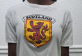 Vintage 80s Scotland white Tshirt size S Graphic Tee – Feel-Good Design · High-Quality Print