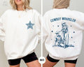 Retro Cowgirl Sweatshirt Cowboy Esthetic Crewneck Rodeo SweaterWestern Country Girl Shirt Wild West Gift Vintage Cowgirl Top Sweatshirt – Cozy Vibes · High-Quality Print