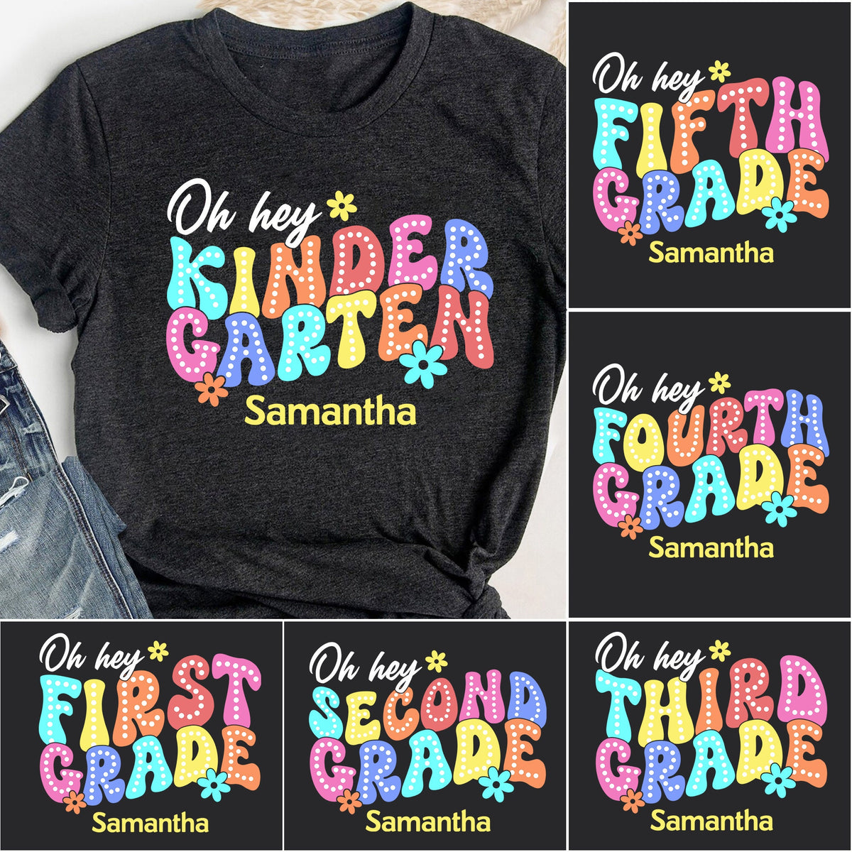 Back to School Shirt Hello Kindergarten Shirt 1st Grade Shirt 2nd Grade Shirt 3rd Grade Shirt 4th Grade Shirt 5th Grade Shirt Graphic Tee – Everyday Comfort · Trending Graphic Apparel