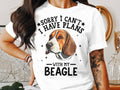 Dog T Shirt Sorry I Can39t I Have Plans With My Beagle Cute Women39s Ladyfit Dog TShirt Dog Lovers Gift Beagle Lovers Shirt Casual Outfit Graphic Tee – Warm & Stylish · Must-Have Style